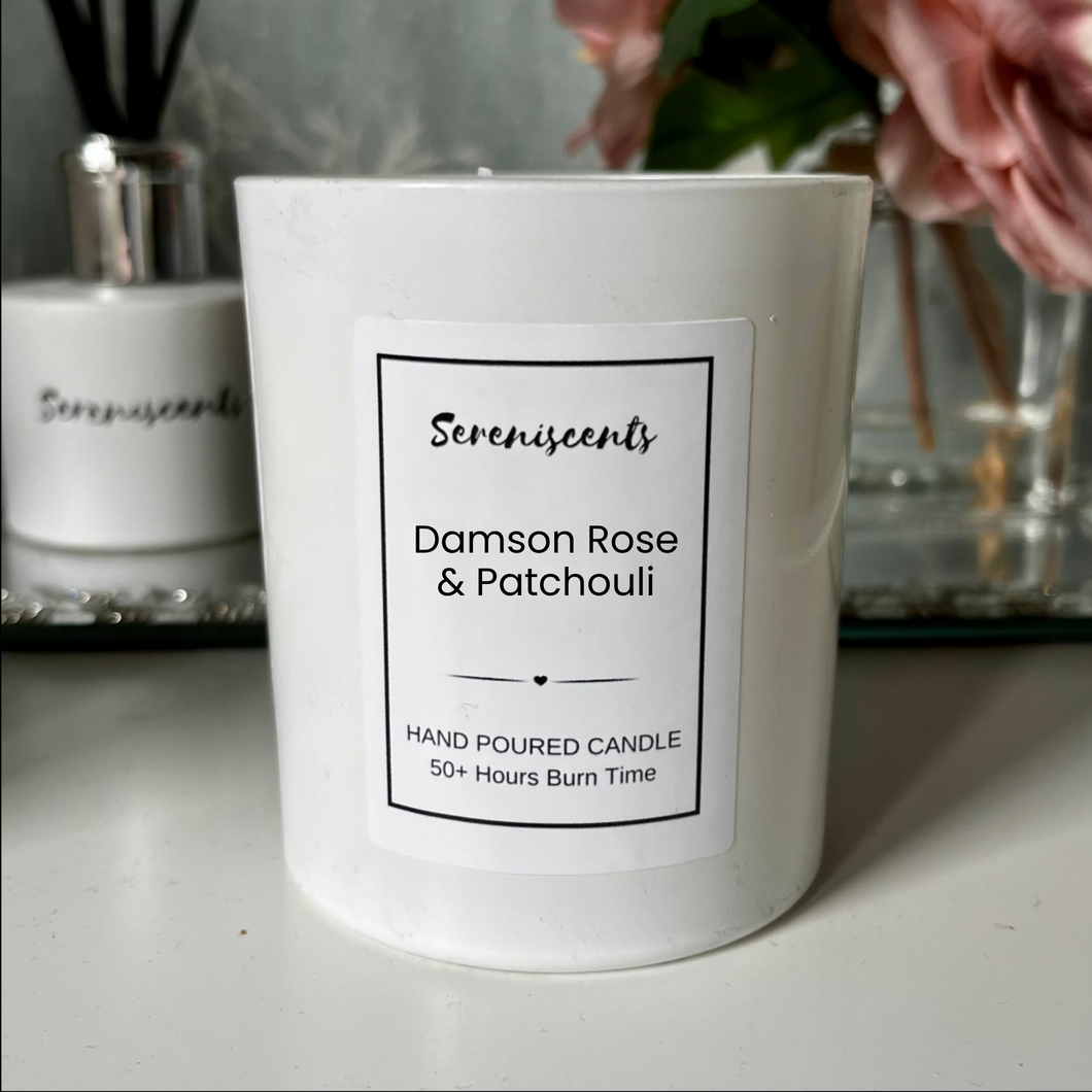 Damson Rose & Patchouli Candle