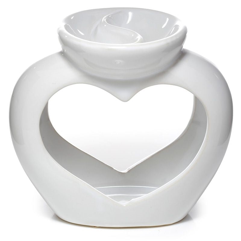 Heart Double Dish Wax Melt Warmer - 1