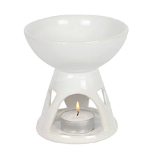 Load image into Gallery viewer, White Deep Bowl Wax Warmer - 1
